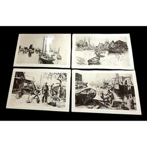 Lionel Barrymore Laminated Placemats Point Mugu Purdys Basin San Pedro Ephermera